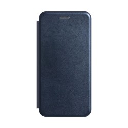 Чехол Premium Leather Case Samsung A01 (2020) A015F dark blue